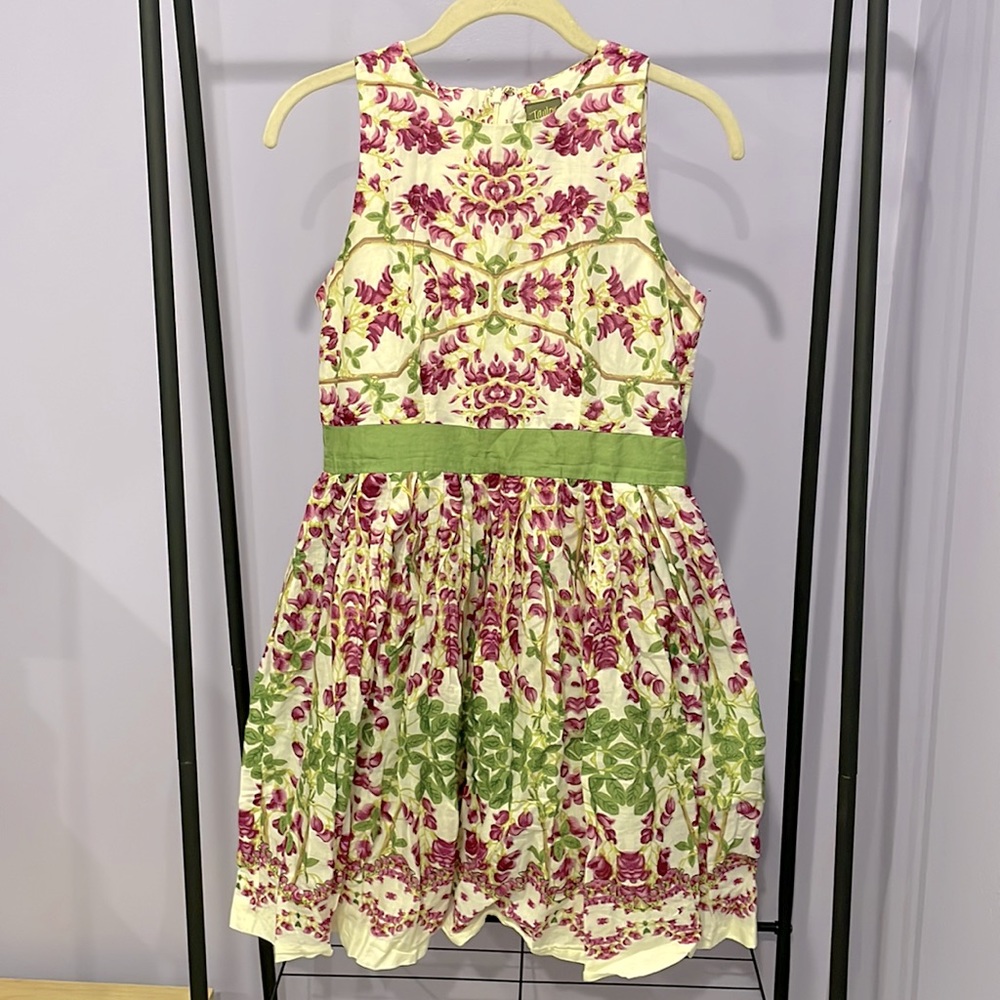 Taylor Size 2 Floral Purple Green